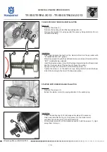 Предварительный просмотр 114 страницы Husqvarna TR 650 STRADA 2013 Workshop Manual