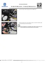 Preview for 190 page of Husqvarna TR 650 STRADA 2013 Workshop Manual