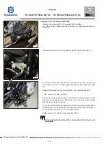 Предварительный просмотр 216 страницы Husqvarna TR 650 STRADA 2013 Workshop Manual