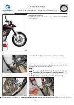 Предварительный просмотр 295 страницы Husqvarna TR 650 STRADA 2013 Workshop Manual