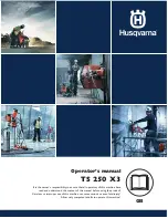 Предварительный просмотр 1 страницы Husqvarna TS 250 X3 Operator'S Manual