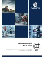 Husqvarna TS 350E Operator'S Manual preview