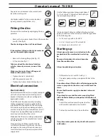 Preview for 7 page of Husqvarna TS 350E Operator'S Manual