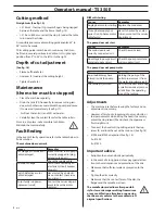 Preview for 8 page of Husqvarna TS 350E Operator'S Manual