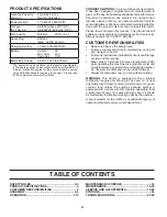 Preview for 4 page of Husqvarna ts 352 Operator'S Manual