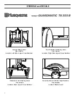 Предварительный просмотр 8 страницы Husqvarna TS 355 B Operator'S Manual