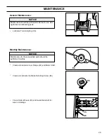 Предварительный просмотр 21 страницы Husqvarna TS 355 B Operator'S Manual