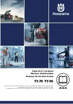 Preview for 1 page of Husqvarna TS70 Operator'S Manual