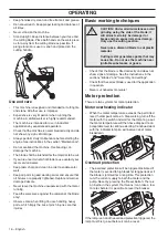 Preview for 16 page of Husqvarna TS70 Operator'S Manual