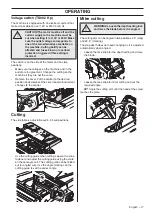 Preview for 17 page of Husqvarna TS70 Operator'S Manual