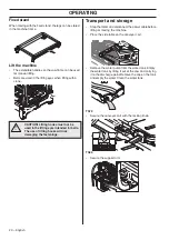 Preview for 20 page of Husqvarna TS70 Operator'S Manual