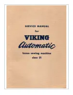 Preview for 1 page of Husqvarna Viking Automatic 21 Service Manual