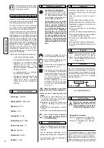 Preview for 8 page of Husqvarna VP200 Operating Instructions Manual