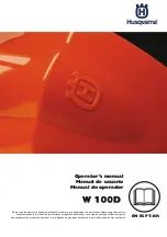 Husqvarna W 100D Operator'S Manual preview