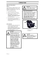 Предварительный просмотр 22 страницы Husqvarna W21 Operator'S Manual