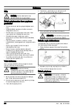 Preview for 214 page of Husqvarna W50P Operator'S Manual