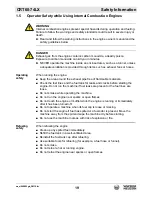 Preview for 19 page of Husqvarna Wacker Neuson CRT60-74LX Operator'S Manual