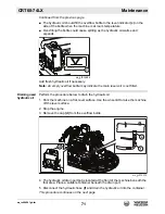 Preview for 71 page of Husqvarna Wacker Neuson CRT60-74LX Operator'S Manual