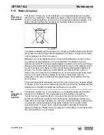 Preview for 83 page of Husqvarna Wacker Neuson CRT60-74LX Operator'S Manual