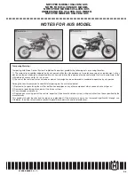 Preview for 417 page of Husqvarna WR 125 2008 Workshop Manual