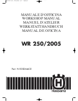 Husqvarna WR 250/2005 Workshop Manual preview