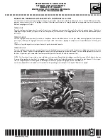 Preview for 91 page of Husqvarna WR 250/2008 Workshop Manual