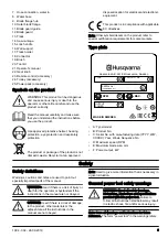 Preview for 3 page of Husqvarna WS 442 Operator'S Manual