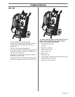 Preview for 5 page of Husqvarna WS220 Operator'S Manual