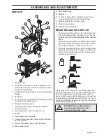 Preview for 15 page of Husqvarna WS220 Operator'S Manual