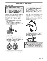 Preview for 43 page of Husqvarna WS220 Operator'S Manual