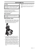 Preview for 77 page of Husqvarna WS220 Operator'S Manual