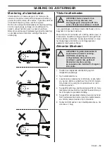 Preview for 59 page of Husqvarna WSC 40 Operator'S Manual