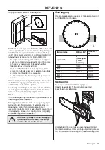 Preview for 87 page of Husqvarna WSC 40 Operator'S Manual