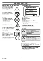 Preview for 98 page of Husqvarna WSC 40 Operator'S Manual