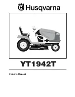 Husqvarna YT1942T Owner'S Manual preview