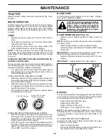 Preview for 15 page of Husqvarna YTH 1542 XPT Owner'S Manual