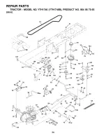 Предварительный просмотр 34 страницы Husqvarna YTH1746B Owner'S Manual