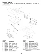 Предварительный просмотр 38 страницы Husqvarna YTH1746B Owner'S Manual