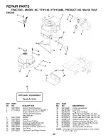 Предварительный просмотр 40 страницы Husqvarna YTH1746B Owner'S Manual