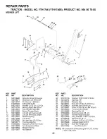 Предварительный просмотр 41 страницы Husqvarna YTH1746B Owner'S Manual