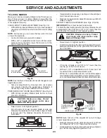 Предварительный просмотр 23 страницы Husqvarna YTH24K54 Operator'S Manual