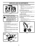 Предварительный просмотр 25 страницы Husqvarna YTH2548 Owner'S Manual