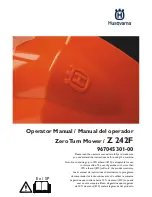 Husqvarna Z 242F Operator'S Manual preview