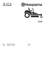 Preview for 1 page of Husqvarna Z 246 Operator'S Manual