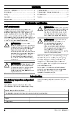 Preview for 2 page of Husqvarna Z 246 Operator'S Manual