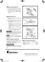 Preview for 2 page of Husqvarna Zenoah LHTZ-A Owner'S Manual