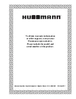 Предварительный просмотр 45 страницы Hussmann 0501930_G Installation & Operation Manual