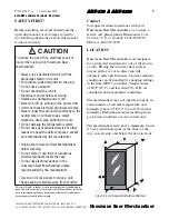 Preview for 3 page of Hussmann ARV-1230 Owner'S Manual