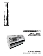 Preview for 1 page of Hussmann ASC-L Installation And Operation Manual