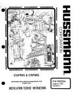 Hussmann CGFMG Install Manual preview